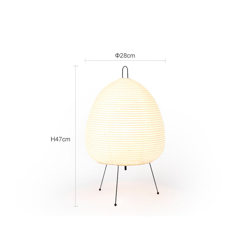 Elegant Japanese Rice Paper Table Lamp - Unique Home Decor